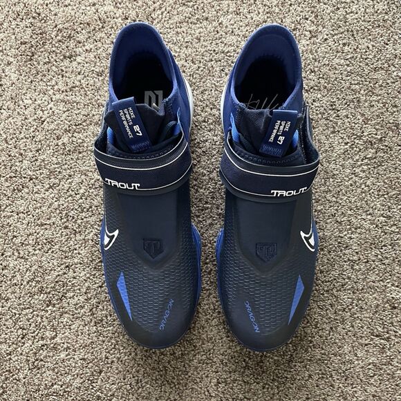 Nike Force Zoom Trout 8 Elite Men Size 12 Blue Baseball Cleats DX6963-414 main image 6